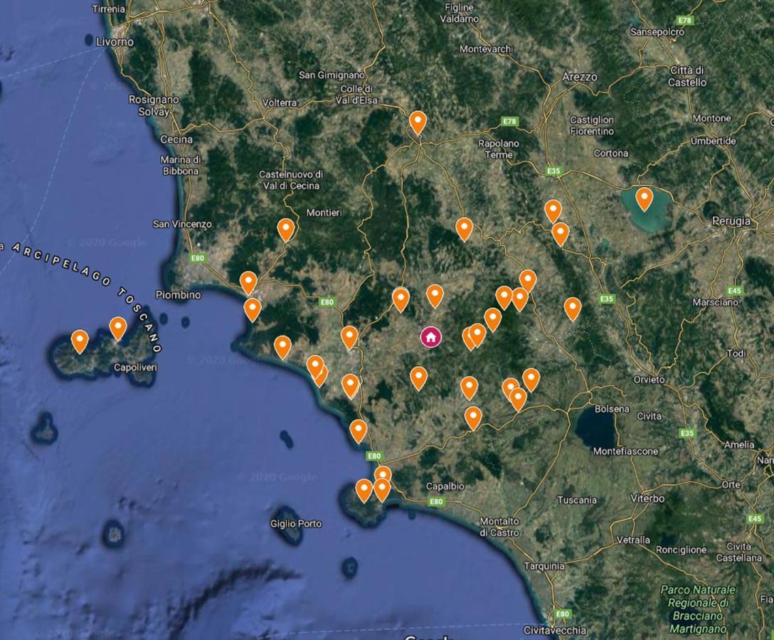 La Colombera In Toscana Roccalbegna Eksteriør billede
